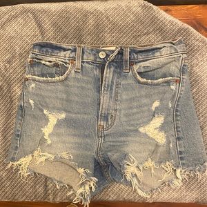 Abercrombie & Fitch Cut off jean shorts SZ 25” waist blue great condition
